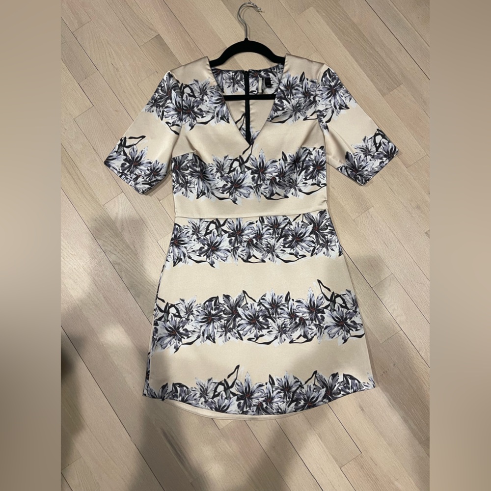 Brand new top shop dress. Fits size small. Zipper back closure.